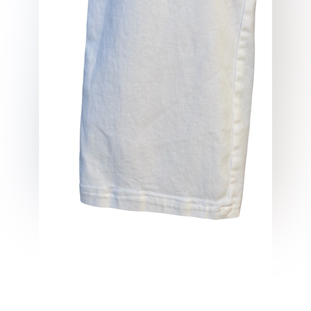 Mined by Los Angeles women’s white wide leg denim jeans size 7 preloved no flaws - Picture 4 of 9